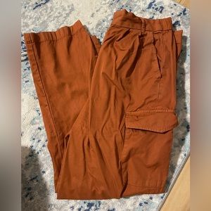 GAP Orange Cargo Pants Size 8